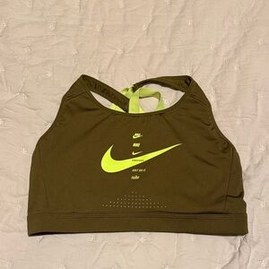 Nike Women's Green Sports Bra